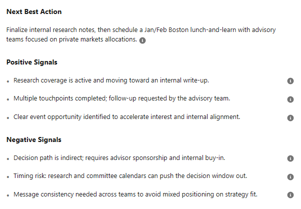 Investor brief example